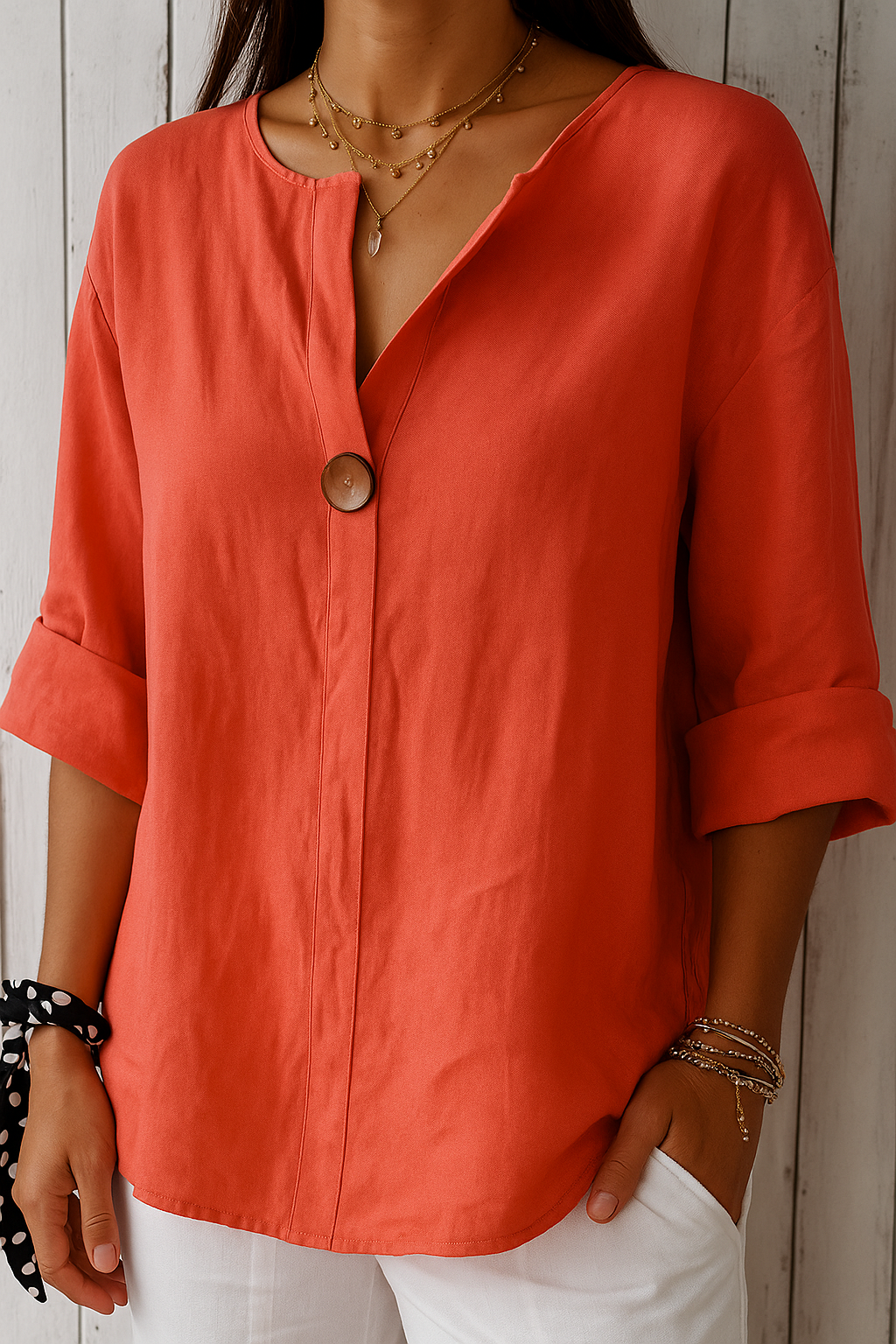 Adora™ | Blusa Brisa de Lino